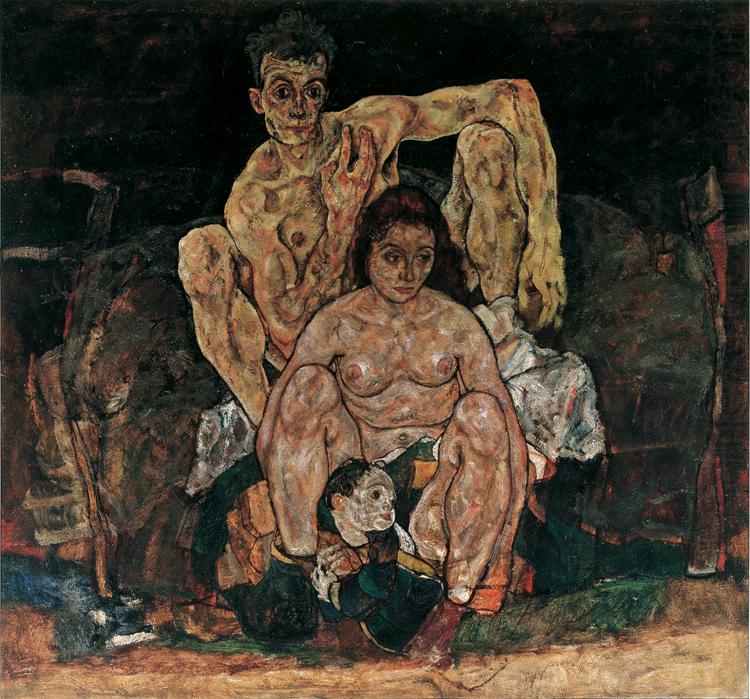 Egon Schiele The Familly (mk12) china oil painting image